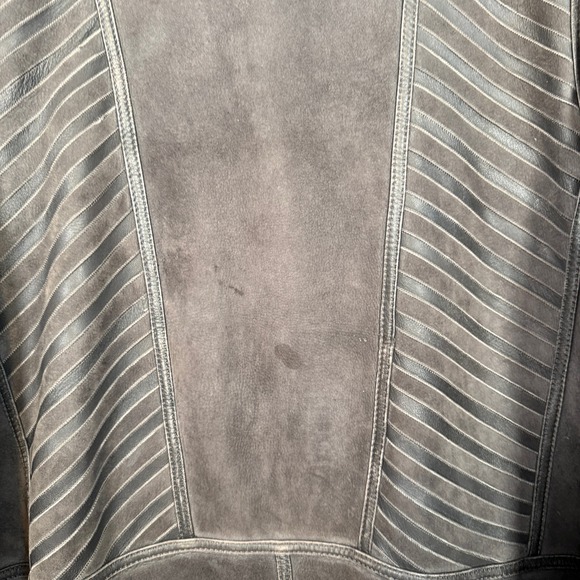 Neucci International Penny Lane Jacket Womens XXL Brown Leather Suede Shearling - Picture 9 of 12